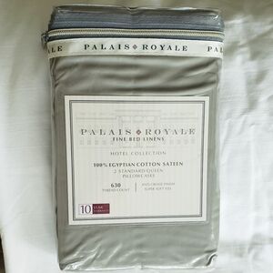 PALAIS ROYALE Hotel Collection 2 Standart Queen Cotton Sateen Pillowcases 630 TC